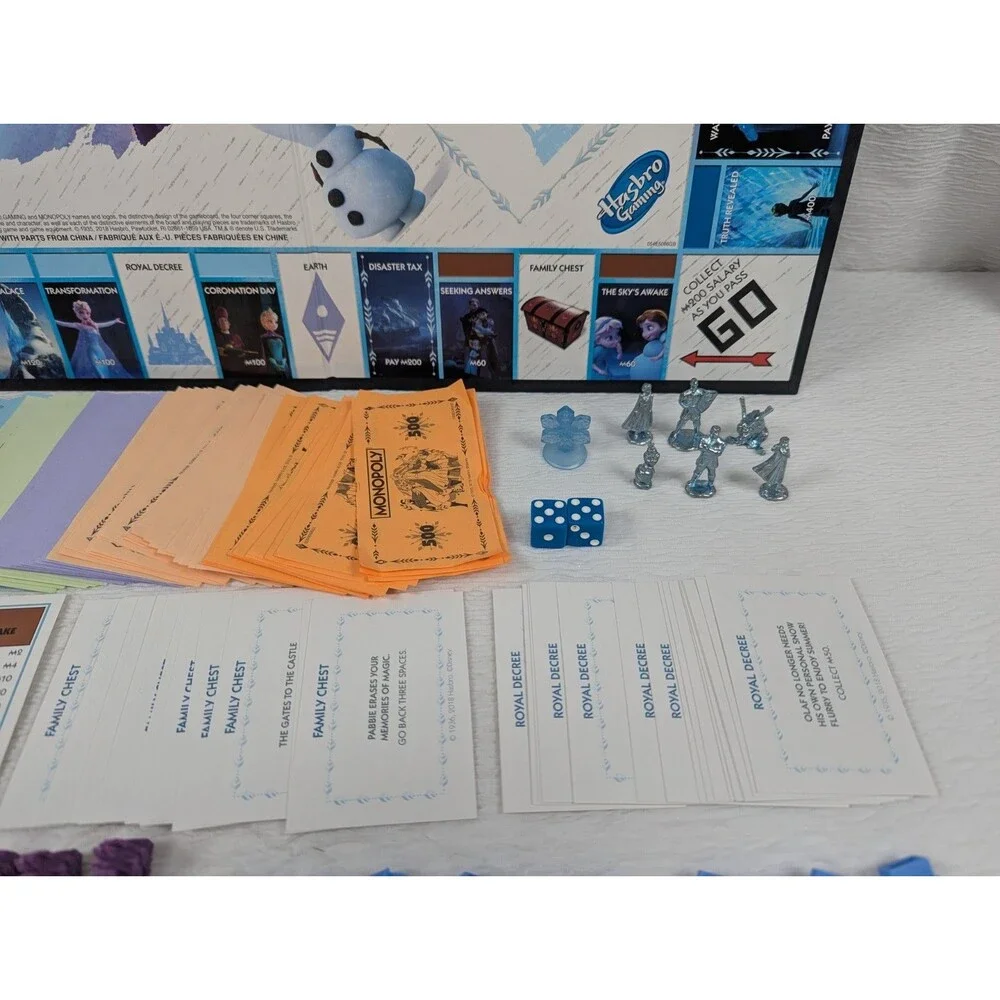 Hasbro - Monopoly: Disney Frozen 2 - Board Game - 2-6 players